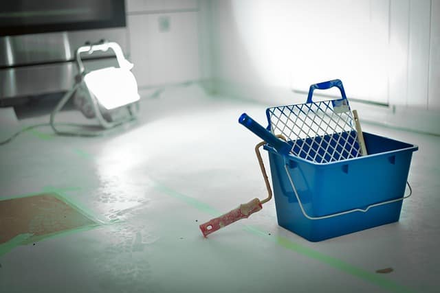 Stuckarbeit Vorbereitung Trocknen